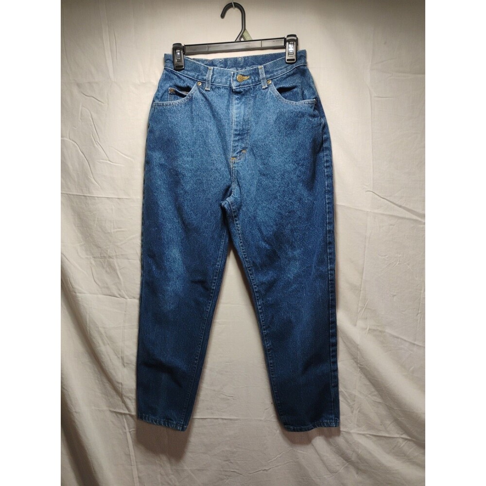 Lee Riders Tapered Leg Size 12 Peitite Denim Blue Jean
